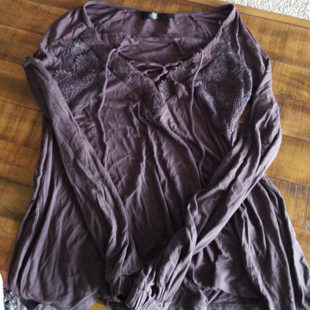Purple top from The Buckle